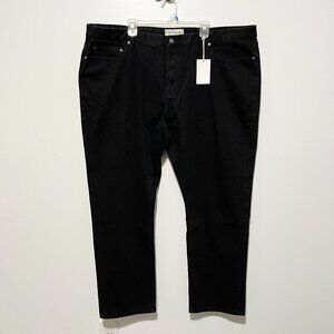 Dapper Boi Mens Black Straight Leg Jeans 48 Normcore Casual Streetwear Neutral